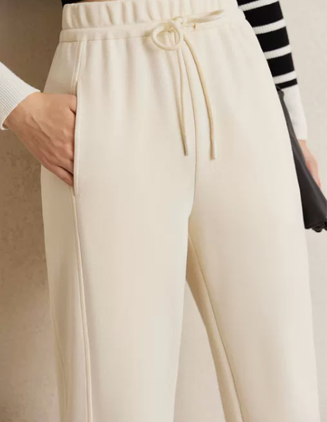 休闲裤女 休闲裤九分裤Amii2022秋季...