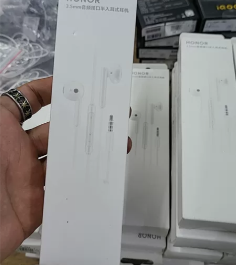 华为荣耀AM115耳机线控带麦半入耳式耳机...