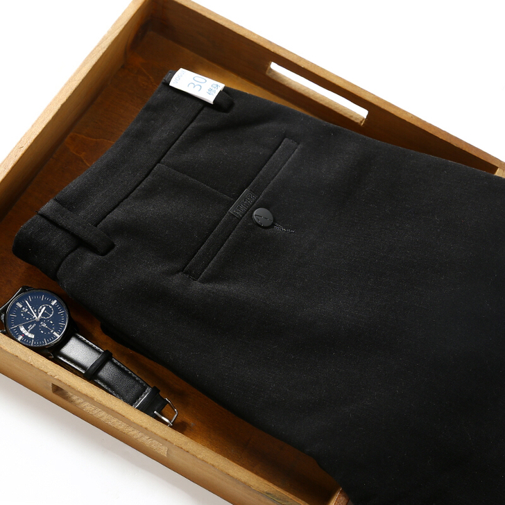 海澜之家裤子软糯柔弹男磨毛休闲裤男秋冬厚款...