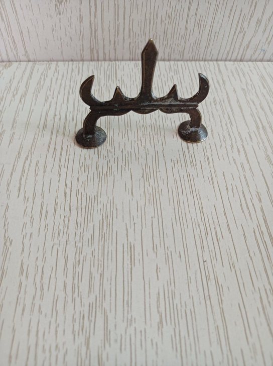 晚清 文房铜笔架