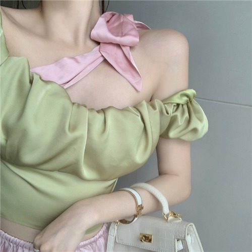 花娴 蕾丝雪纺衫 全新 吊牌还在 一次没穿过