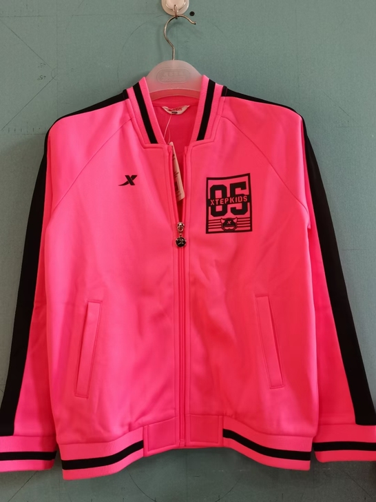 特步儿童 女童 棒球衫120 130 14...