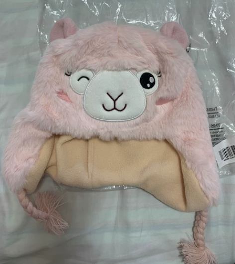 全新正品卡蒙卡通毛绒帽 规格:53cm,适...