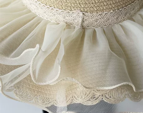 超仙网纱防晒夏季草帽全新只有一个顶，亲戚送...