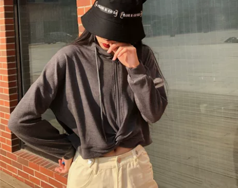 帽子女猫耳朵飘带渔夫帽男春秋季百搭透气休闲...