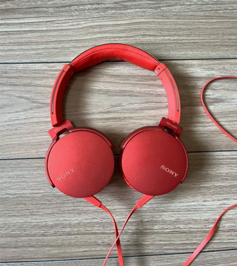 Sony/索尼 mdr-xb550ap头戴...