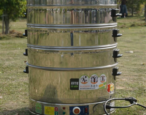 苏迪尔电蒸锅多功能家用三层自动电蒸笼大容量...