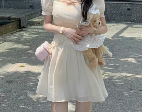 JMSHOP 误入凡间精灵 裙子女夏显瘦甜...