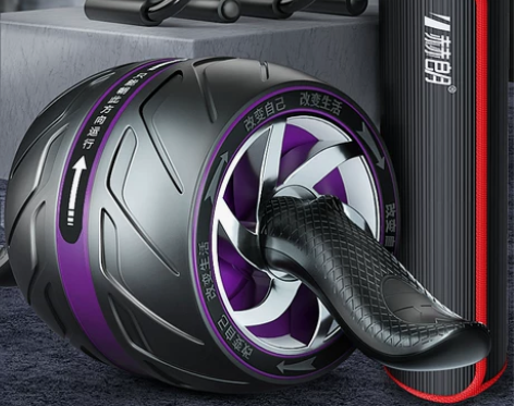 自动回弹健腹轮腹肌懒人健身器材减腹瘦肚子神...