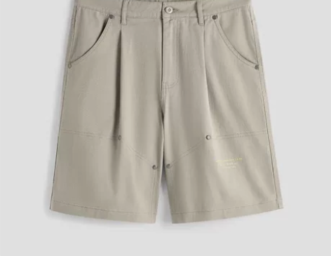 班尼路休闲直筒短裤 男 纯棉 五分裤 17...