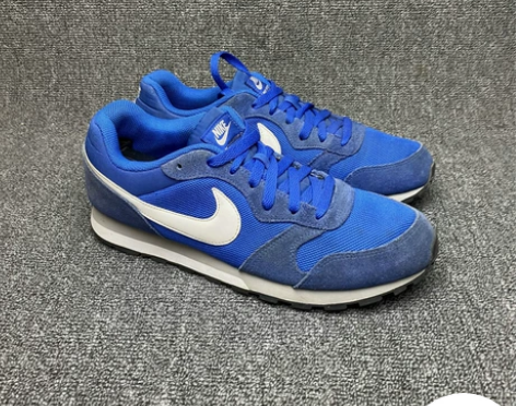 42.5码 耐克 Runner蓝白经典反毛...