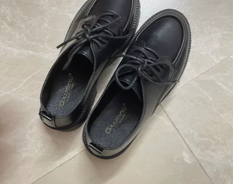 明星同款学院风 英伦风 松糕底 单鞋 4公...