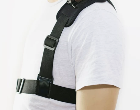 GoPro10运动相机胸带单肩带固定支架配...