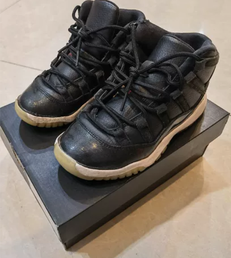 乔丹aj11大魔王儿童运动鞋,正品正品正品...