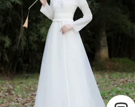 古装白色汉服女夏季薄款超仙气秋季日常中国风...