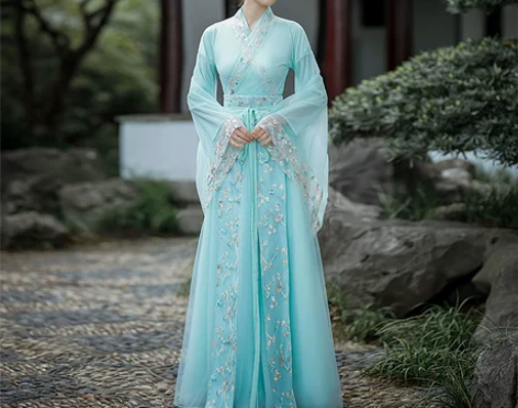 蝶恋花古装汉服女2022新款中国风古风飘逸...