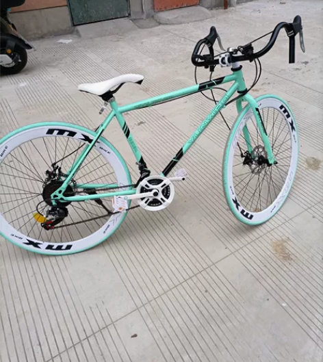 死飞24速60刀高颜值，公路自行车26寸由...