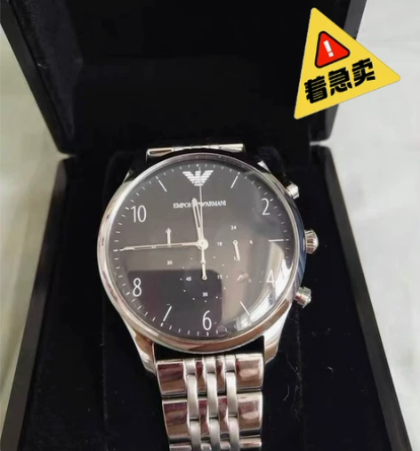阿玛尼手表只带过一两次，包正品，别人送的，...
