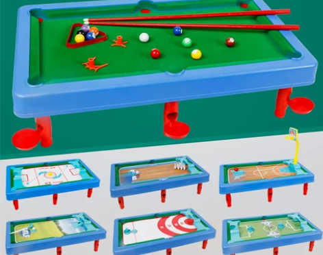 [只拆开没玩过]七合一儿童玩具台球桌 宝宝...