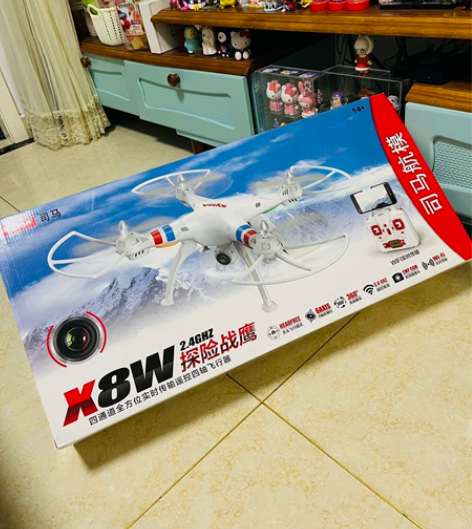 SYMA  司马X8W带摄像头气压定高，对...