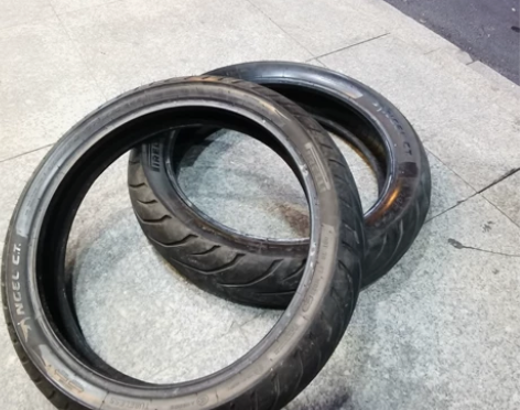 摩托车车胎 小迅龙150拆下来的 胎很新 ...