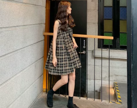 少女感娃娃蓬蓬裙2022夏季新款小清新法式...