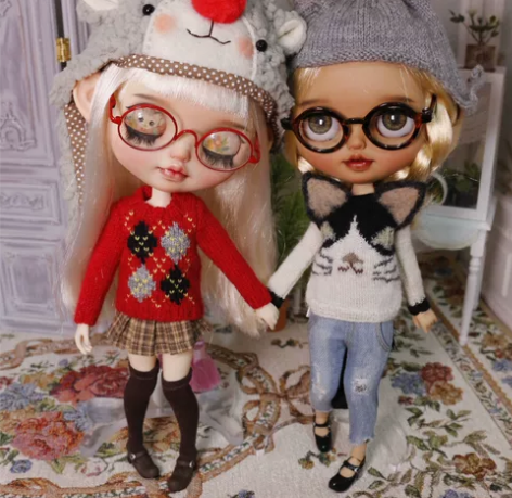 【Blythe6分娃衣】加加猫咪毛衣 麋鹿...