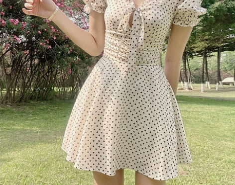 ?ROCKMORE田园风性感后背交叉绑带碎...