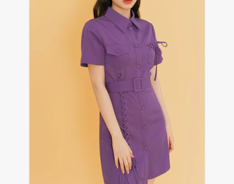 LOVEHEYNEW黑色连衣裙春款新202...