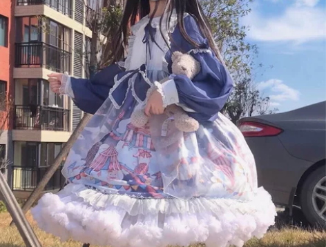 出|原创正版梦境游乐园洛丽塔Lolita日...