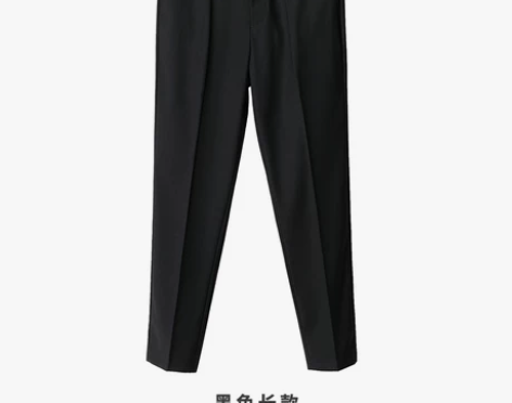 秋装九分西裤男士修身休闲裤韩版小脚垂感小西...