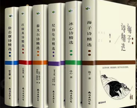 正版现代诗集精选 汪国真+海子+徐志摩+冰...