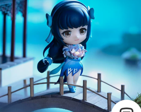 王者荣耀官方正版幻纱之灵西施Q版手办公仔 ...