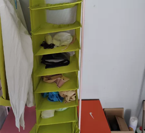 宿舍衣柜收纳挂袋悬挂式衣服收纳袋衣橱内衣多...