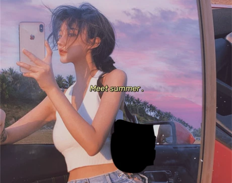 小众挂脖系带针织背心女装夏季防走光内搭短款...