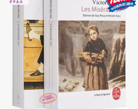 法语版悲惨世界，淘宝卖164，内页无污染，...