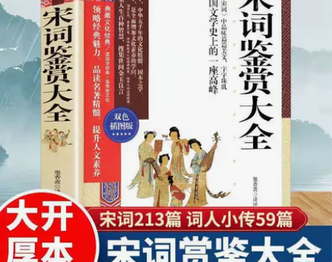 正版 宋词鉴赏大全 双色插图版 中国古诗词...