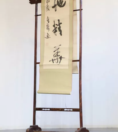 {文人空间雅设 铁力木画架}读书写字凉...