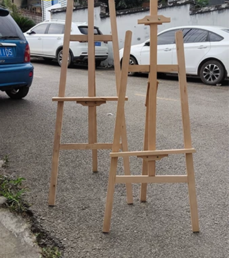 榉木画架   昆明本市处理1.5米和1.7...