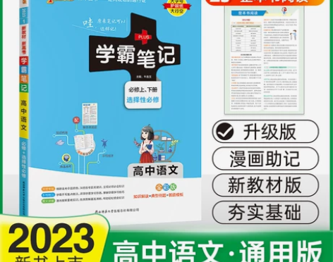 当当网 2023学霸笔记新教材高中数学物理...