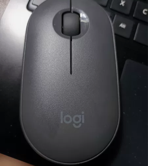 罗技pebble鹅卵石双模静音鼠标，石墨黑...