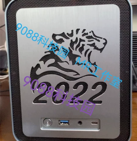 乔思伯n1机箱前面板打孔，定制logo 感...