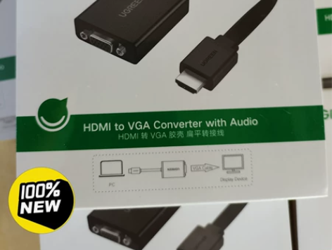 全新 绿联hdmi转vga转换器hdni带...
