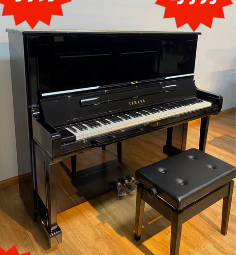 立式雅马哈钢琴，练习时会吵到家人，现基本闲置，日本进口钢琴转...