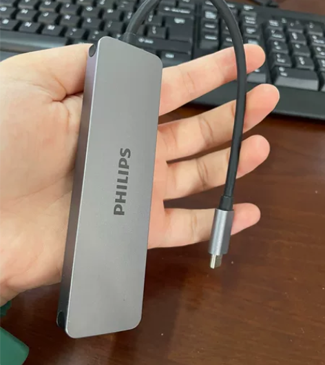 飞利浦Type-C扩展坞 usb-c转hd...