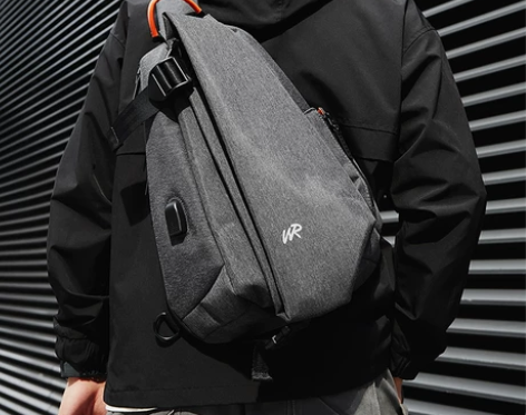 胸包男士包包运动挎包小背包男斜挎骑行单肩包...