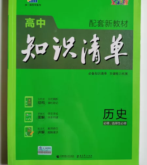 新高考高中新教材教辅，高中历史《知识清单》...