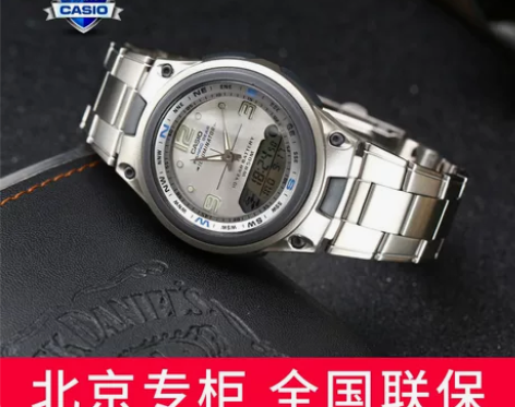 卡西欧手表男电子石英指针表商务男表非机械A...