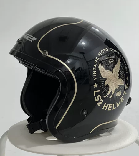 LS2复古美式巡航半盔，XL码（57-58...