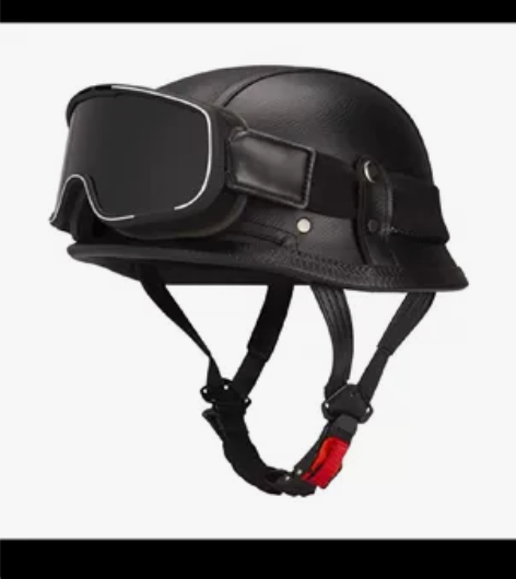 3C认证大兵盔德式钢盔复古摩托车头盔男哈雷...